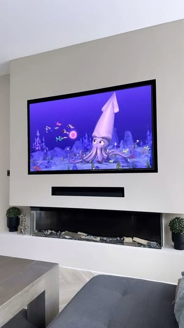 Strakke tv-wand